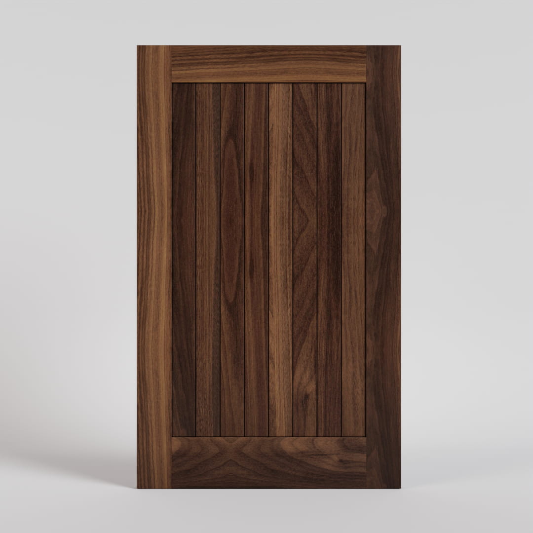 Monterey Single Panel Tongue and Groove  Pivot Door 