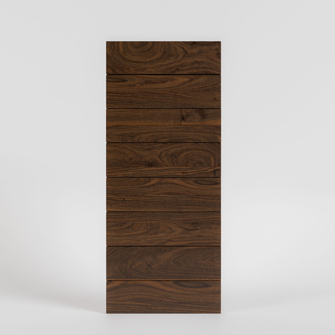 Pacifica Horizontal Plank Modern Entrance Door | RealCraft