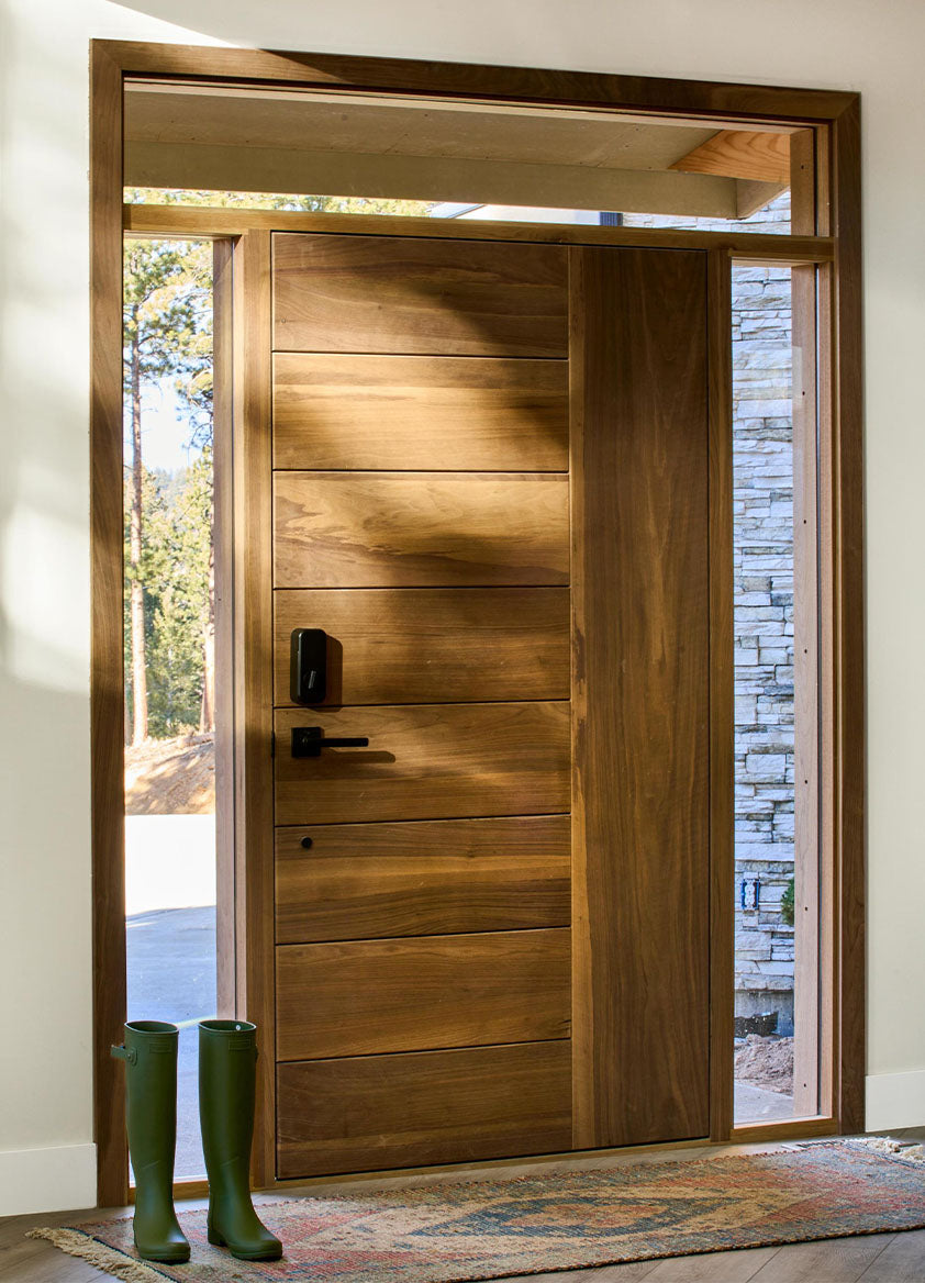 Pivot Doors  Modern Entry Doors, Floating Exterior Wood Doors