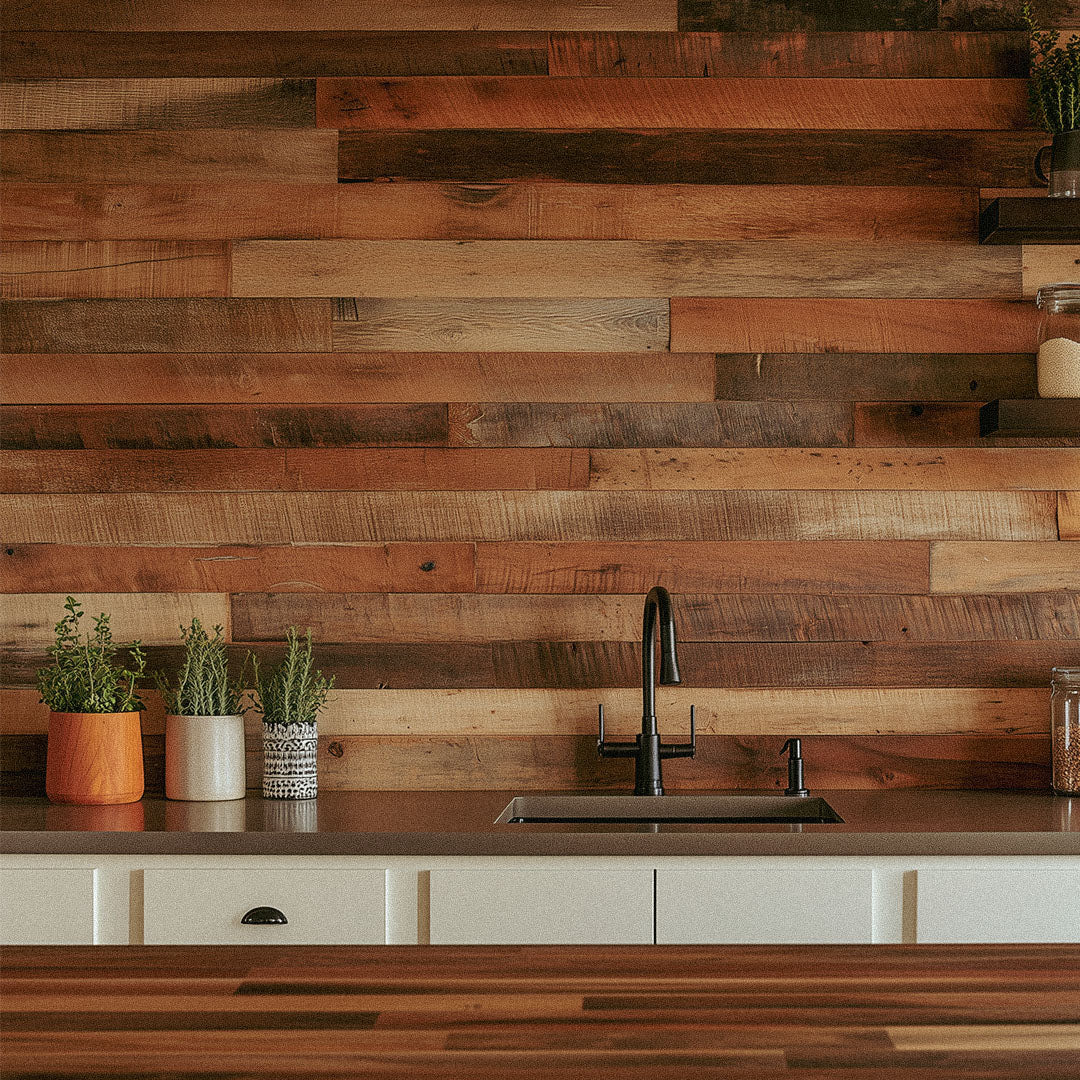 Lexington Reclaimed Wood Accent Wall Panels