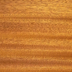 Sapele Mahogany Wood Sample with Clear Finish