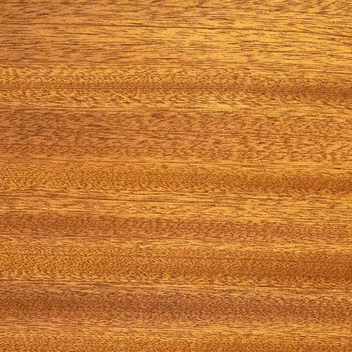 Sapele Mahogany Wood Sample with Clear Finish