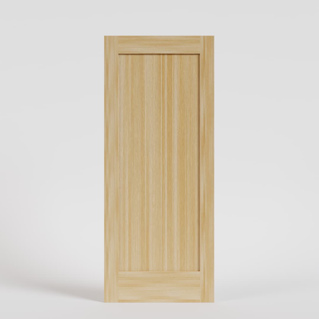 Maple Shaker Classic Single Panel Pocket Door