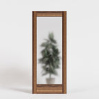 Modern Single Panel Solid Core Exterior Glass Door with Etched Glass