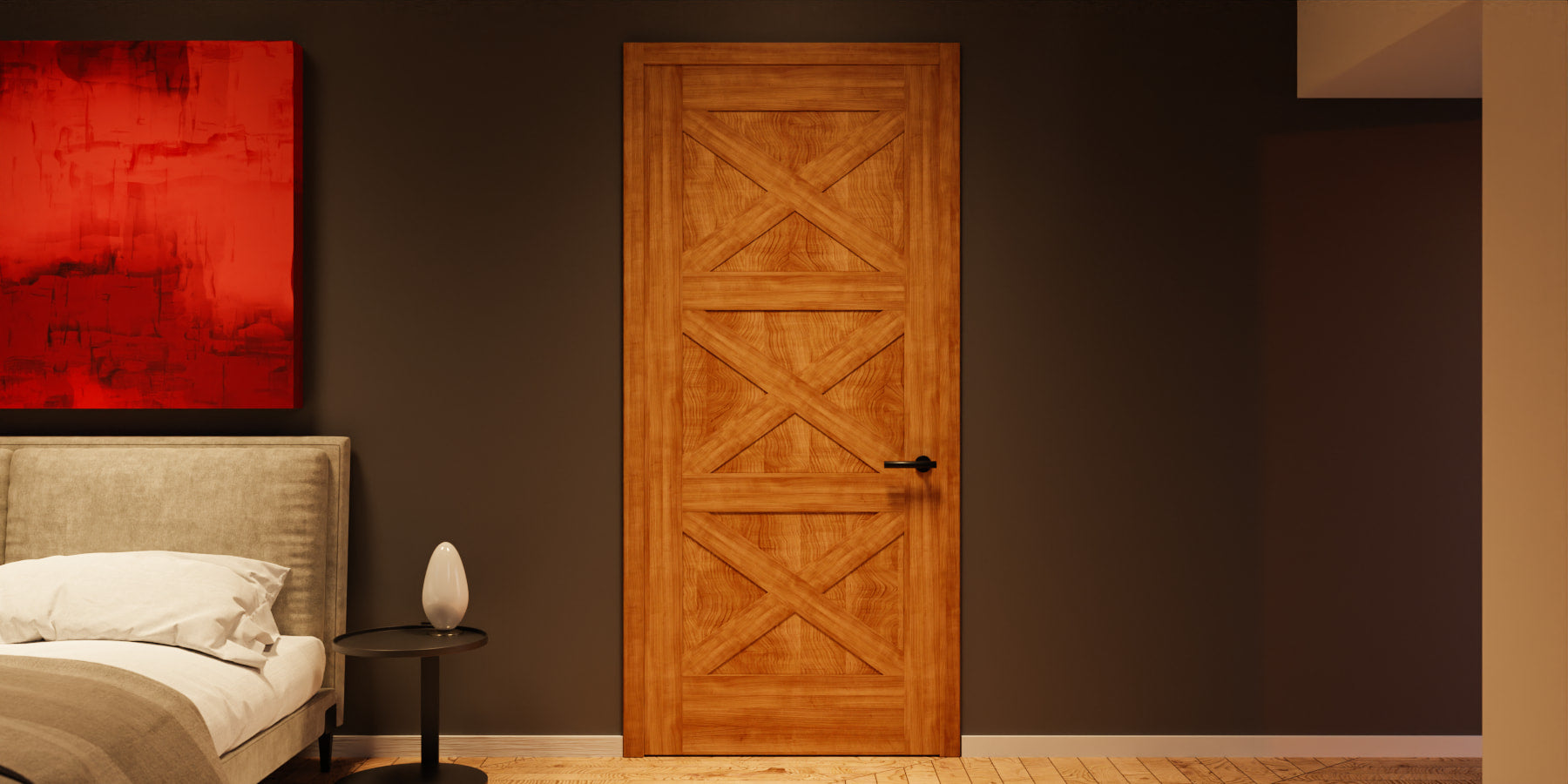 Craftsman Triple X Swinging Interior Door