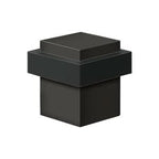Solid Brass Square Universal Floor Bumper, 1-3/8"