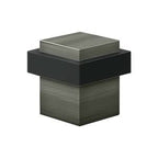 Solid Brass Square Universal Floor Bumper, 1-3/8"