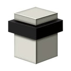 Solid Brass Square Universal Floor Bumper, 2-1/2"