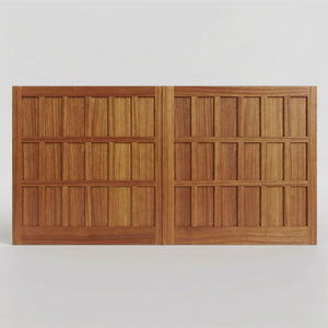 Anacortes 9 Panel Wood  Carriage House Garage Doors
