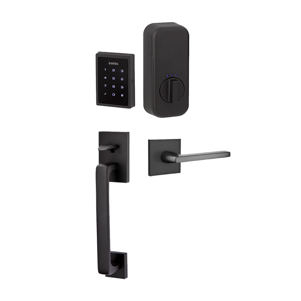 Emtek Baden Motorized SMART Keypad Front Door Entry Set