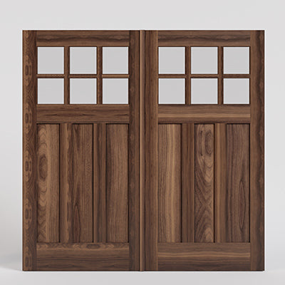 Whidbey Craftsman Traditional Carriage Doors