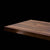Walnut butcher block countertop by RealCraft on a black background.