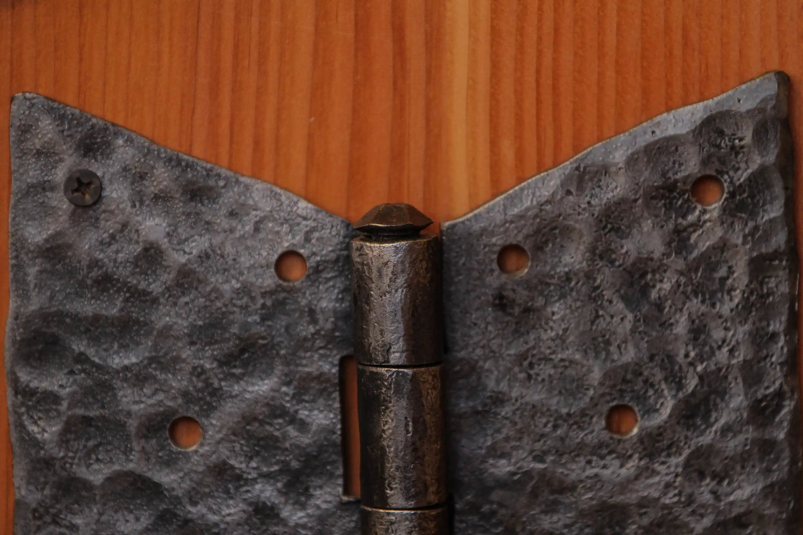 Rustic door hinge