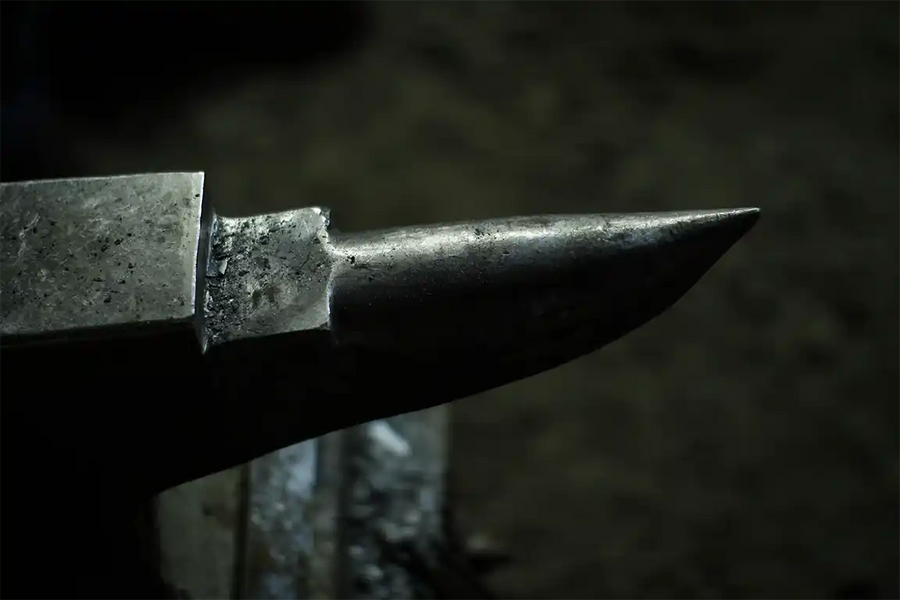 Anvil close-up shot