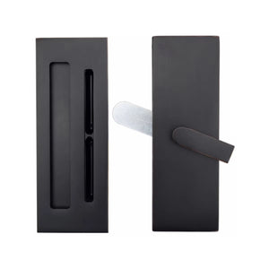 Emtek Low Profile Concealed Wheel Sliding Barn Door Hardware (Black or Stainless Steel)