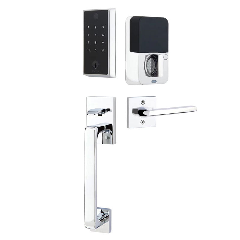 Emtek Baden Tubular Keypad Door Lock Set (customize your handle)