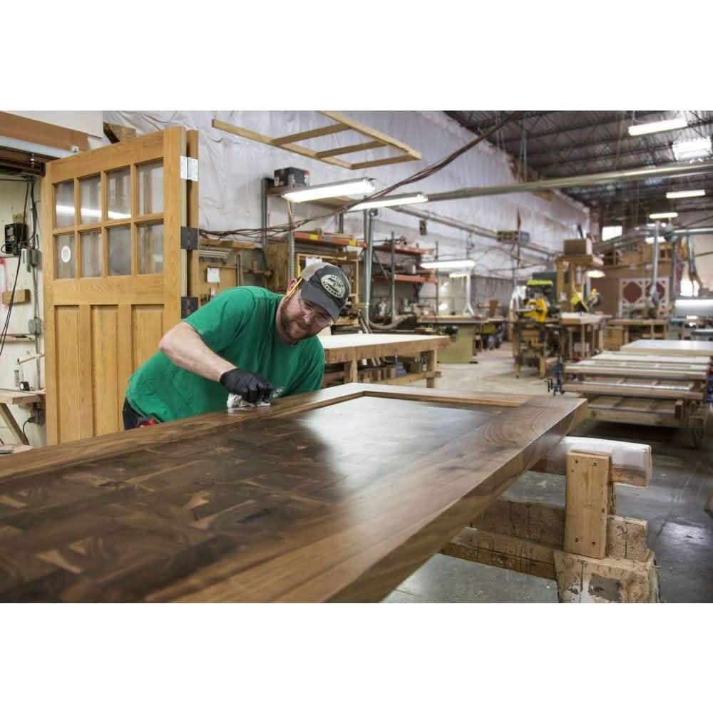 End Grain Mosaic Door Sliding Barn Doors by RealCraft