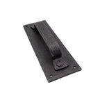 Hand-Forged Pull Handle Pull Handle with Back Plate by RealCraft