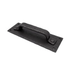 Hand-Forged Pull Handle Pull Handle with Back Plate by RealCraft