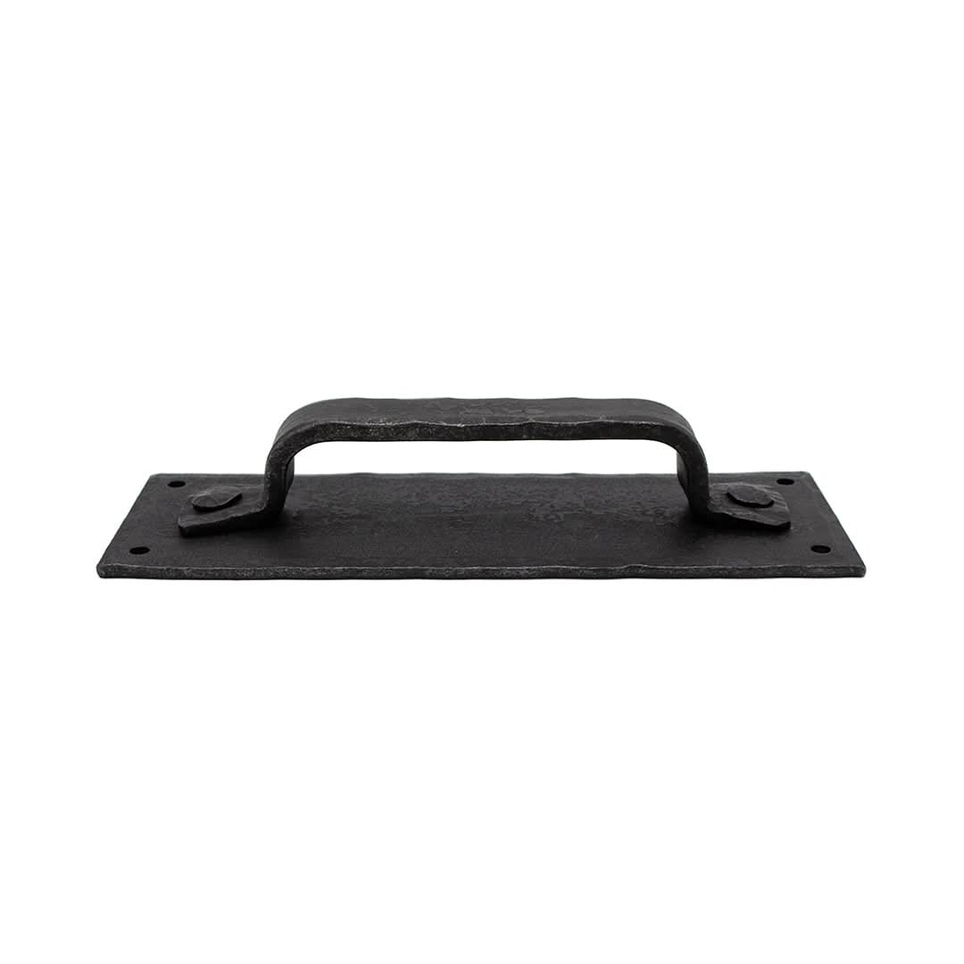 Hand-Forged Pull Handle Pull Handle with Back Plate by RealCraft