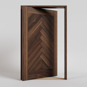 Montauk Herringbone Pivot Door