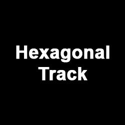 Architectural Hexagon Bar Track (Brass)