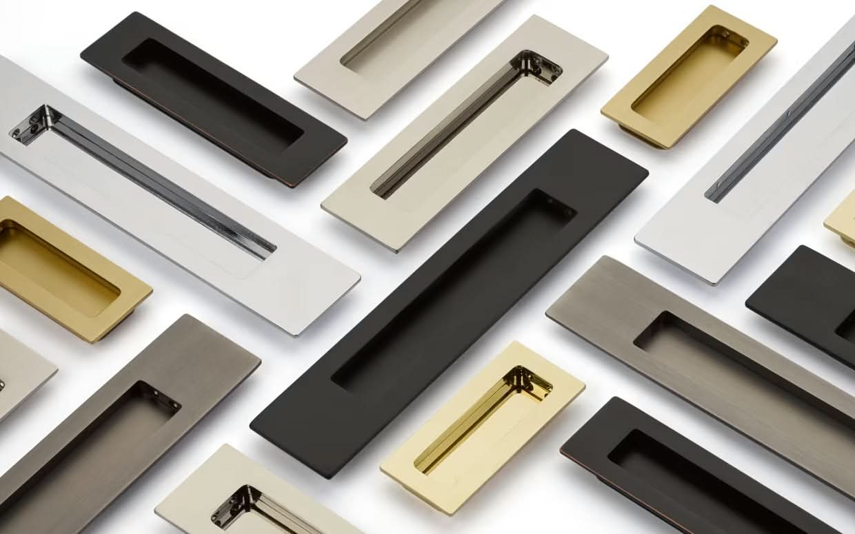 Modern Rectangular Flush Pull