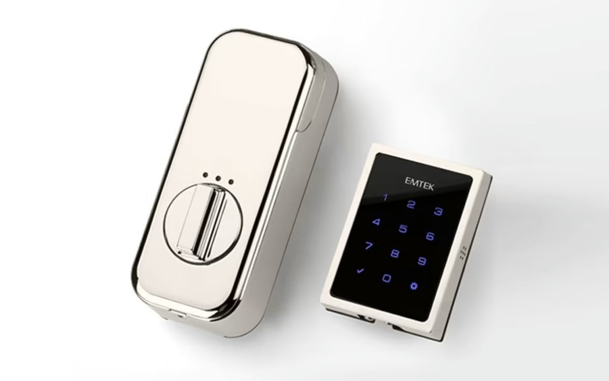 Emtek Baden Tubular Keypad Door Lock Set (customize your handle)