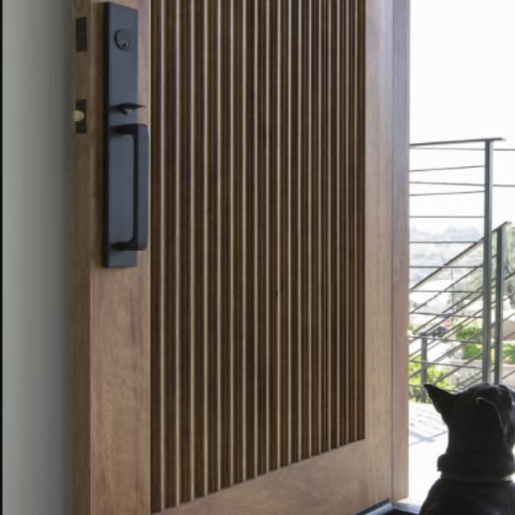 Emtek Moderno Style Tubular Front Door Lock Set | Modern & Versatile ...
