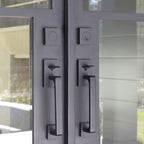 Emtek Moderno Style Tubular Entry Door Lock Set