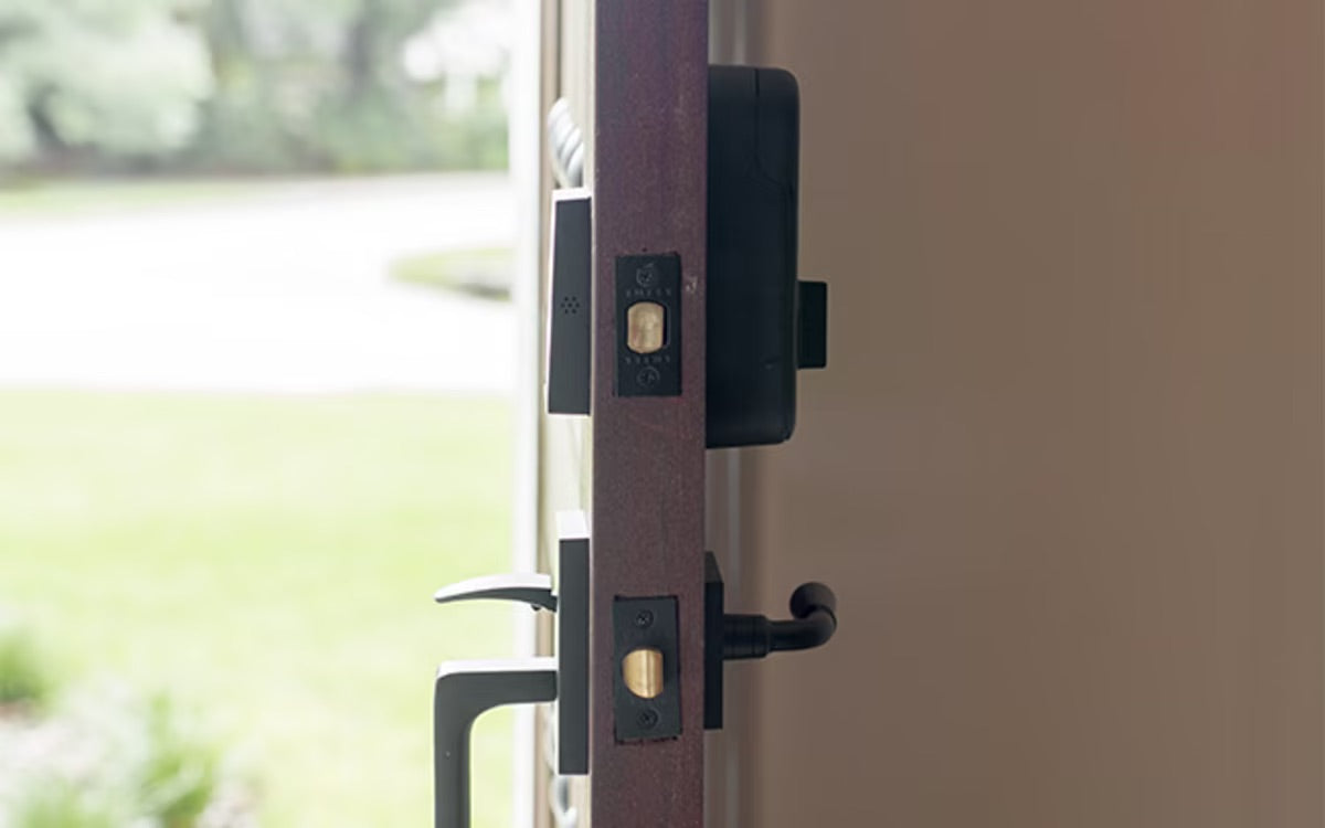 Emtek Baden Tubular Keypad Door Lock Set (customize your handle)