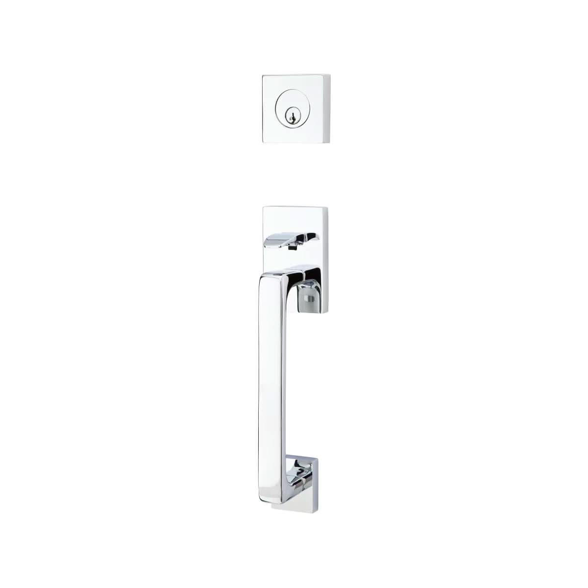 Emtek Moderno Style Tubular Front Door Lock Set | Modern & Versatile ...