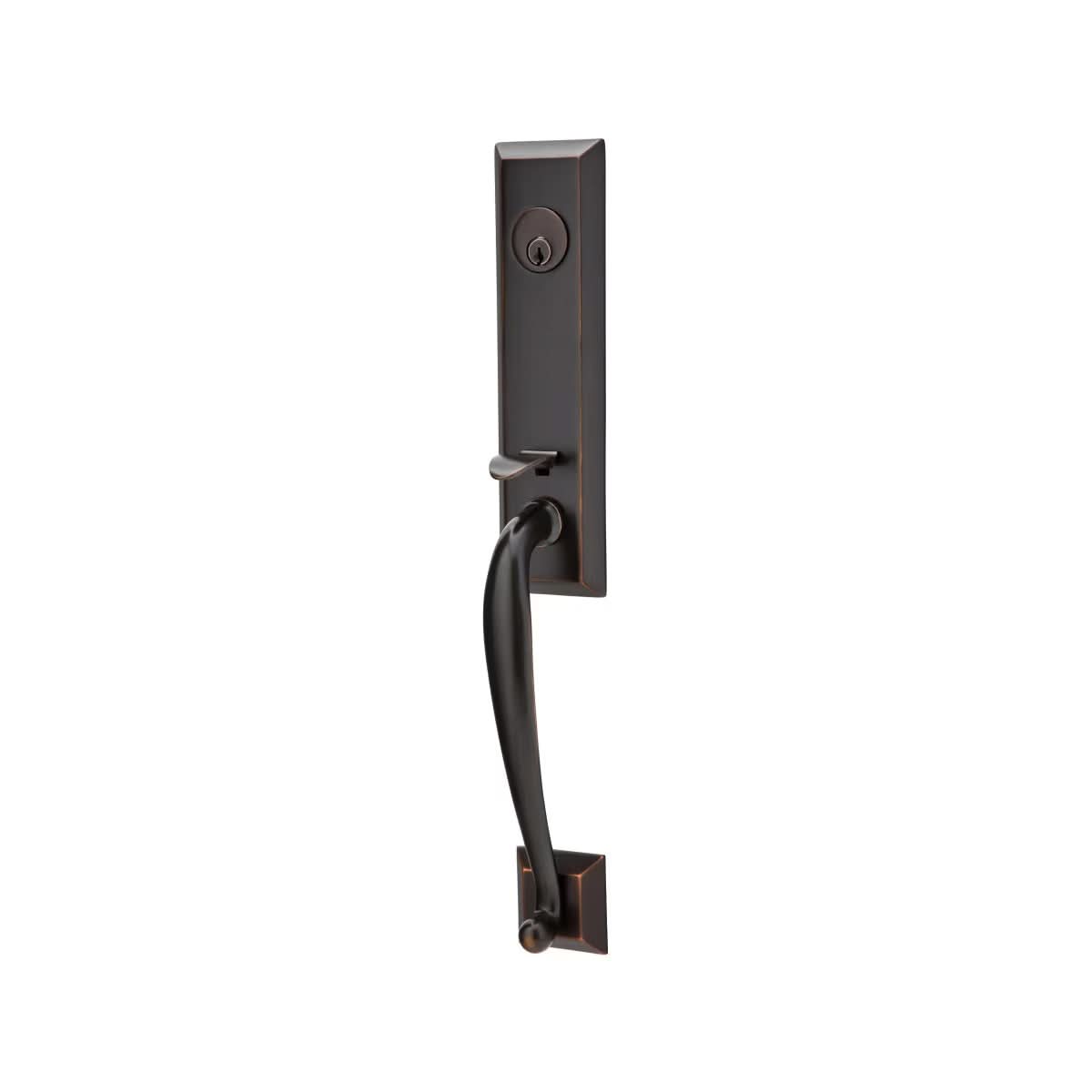 Emtek American Classic Style Tubular Entry Door Lock Set
