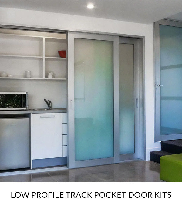 Low Profile Track Pocket Door Kits
