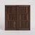 Walnut Wood Anacortes Nine Panel Carriage Style Garage Door