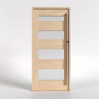 Nordstrand Horizontal Glass Panel Modern Door