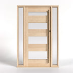 Nordstrand Horizontal Glass Panel Modern Door