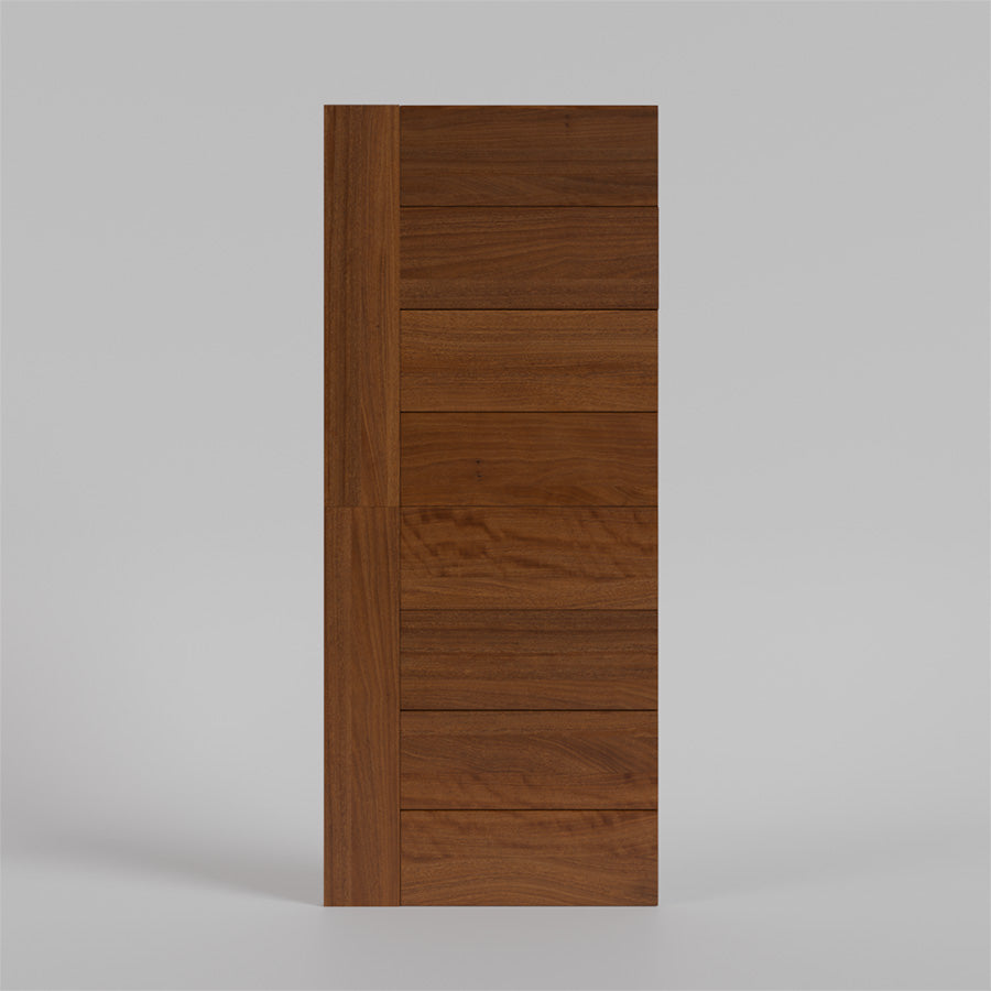 Peninsula ducth door slap sapele
