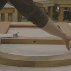 RealCraft Handcrafting as Arched Top Wood Door