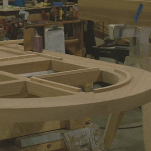RealCraft Team Handcrafting as Arched Top Wood Door