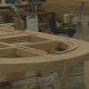 RealCraft Team Handcrafting as Arched Top Wood Door