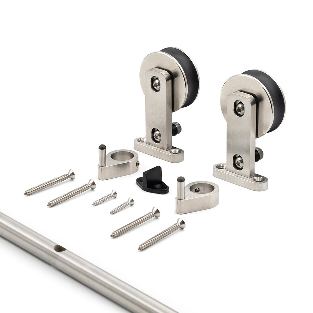 Swiss Rod Stainless Steel Modern Barn Door Hardware