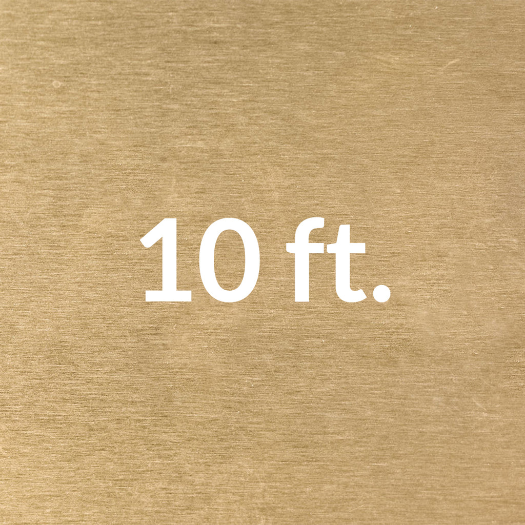 Architectural Swiss Rod Track (Brass)