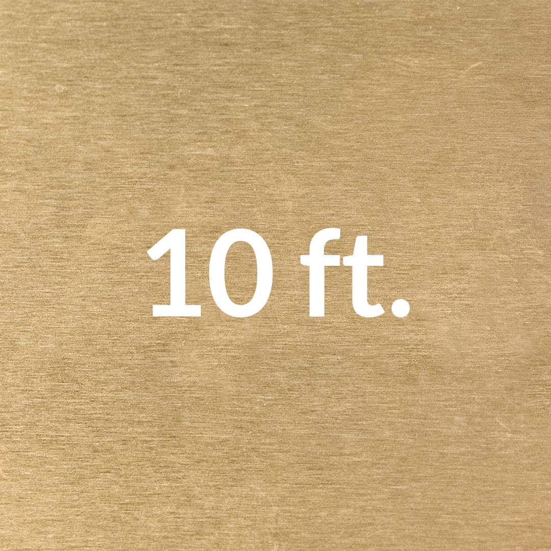 Architectural Swiss Rod Track (Brass)