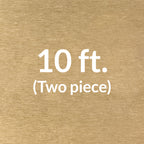 Architectural Swiss Rod Track (Brass)