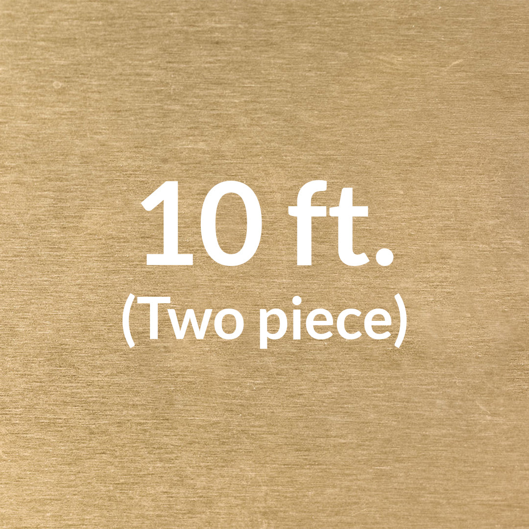 Architectural Swiss Rod Track (Brass)