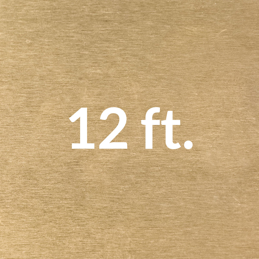 Architectural Swiss Rod Track (Brass)