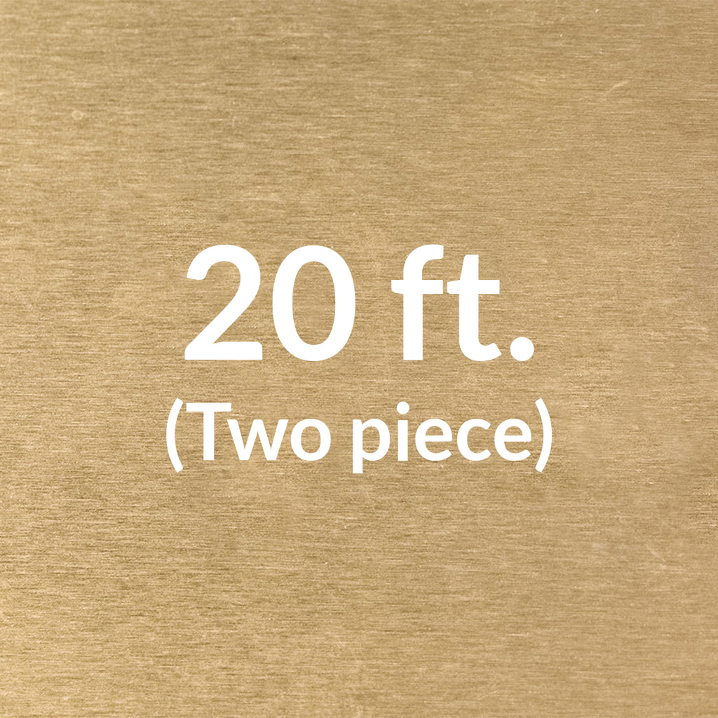 Architectural Swiss Rod Track (Brass)