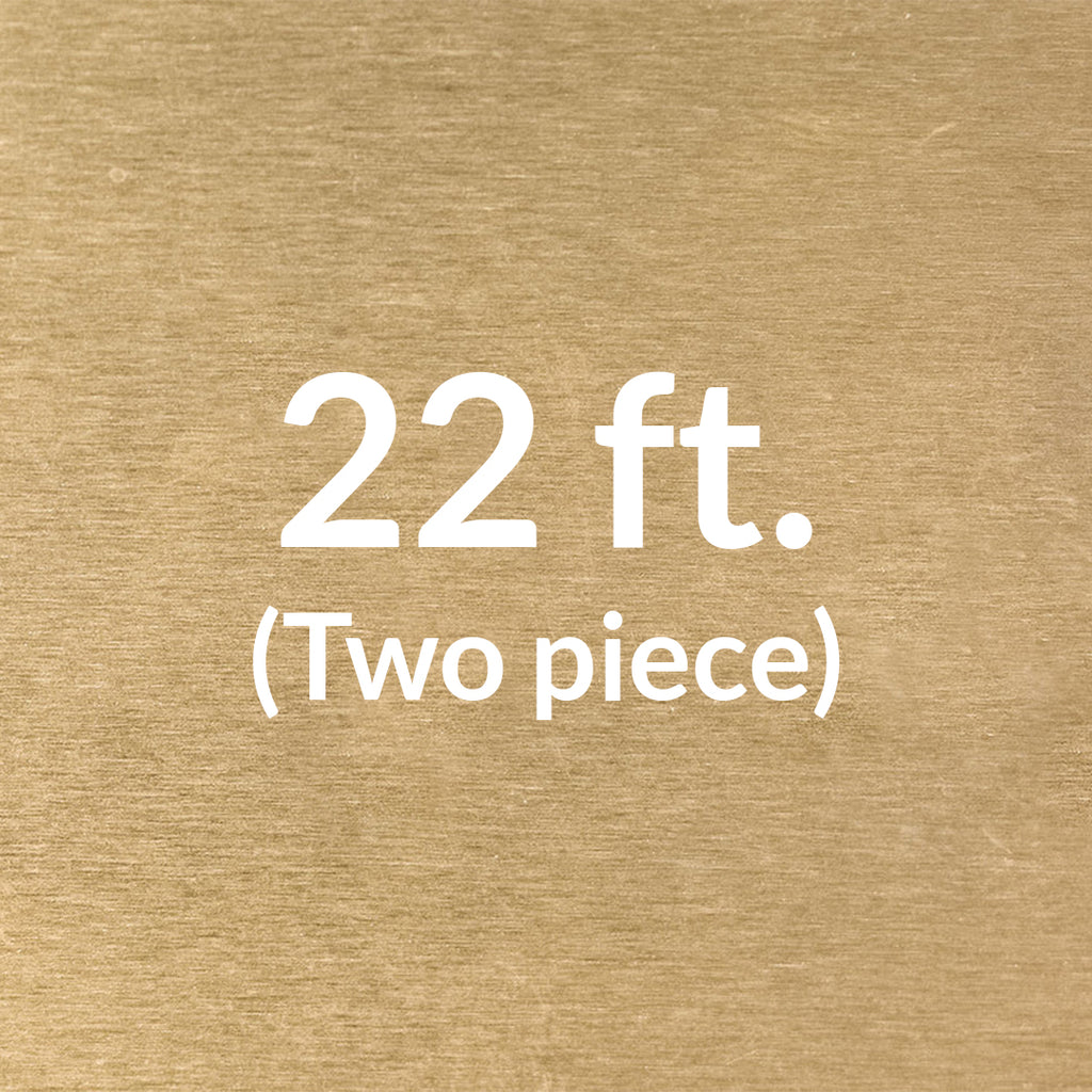 Architectural Swiss Rod Track (Brass)