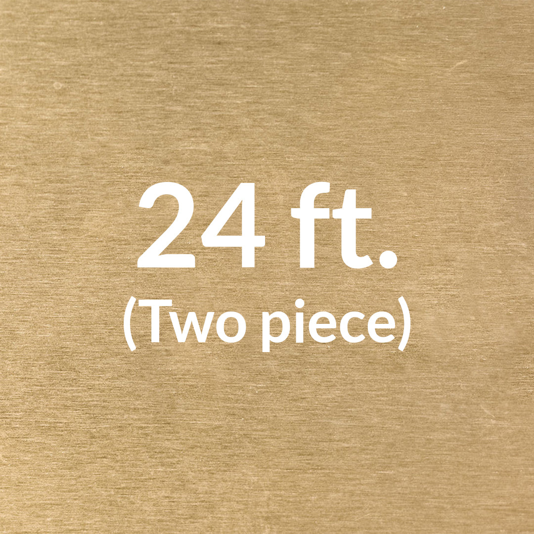 Architectural Swiss Rod Track (Brass)